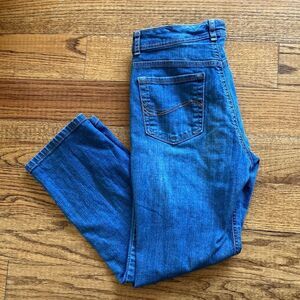 Charter Club Five Pocket High Rise Classic Fit Straight Leg Jeans Sz 10 Petite